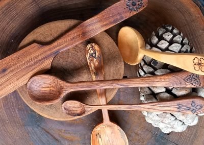 objets bois cuillères spatules