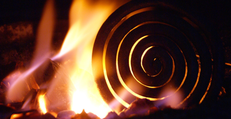 serpentin dans le feu
