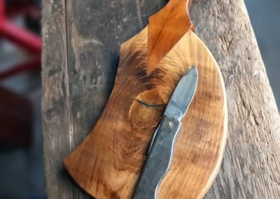 planche à découper chêne motif